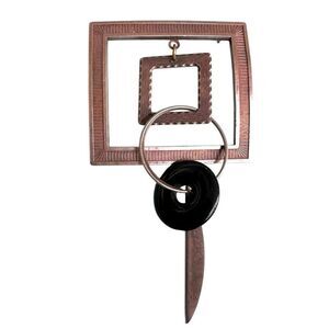 Kate Hines Large Modernist Statement Brooch